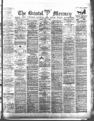 cover page of Bristol Mercury published on May 2, 1899