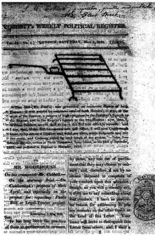 cover page of Cobbett's Weekly Political Register published on May 4, 1822