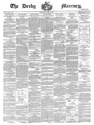 cover page of Derby Mercury published on May 2, 1877