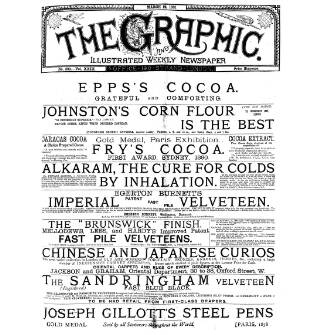 cover page of Graphic published on March 19, 1881