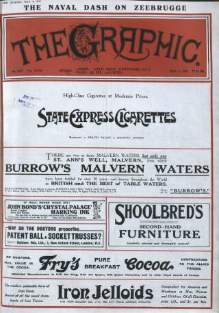 cover page of Graphic published on May 4, 1918