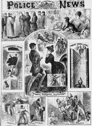 cover page of Illustrated Police News published on May 4, 1889