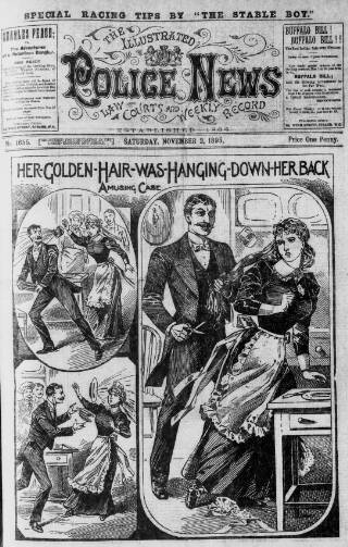 cover page of Illustrated Police News published on November 2, 1895