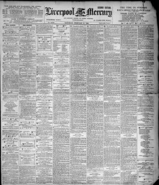 cover page of Liverpool Mercury published on February 2, 1901