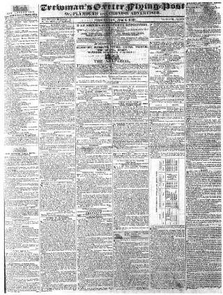 cover page of Exeter Flying Post published on May 2, 1839