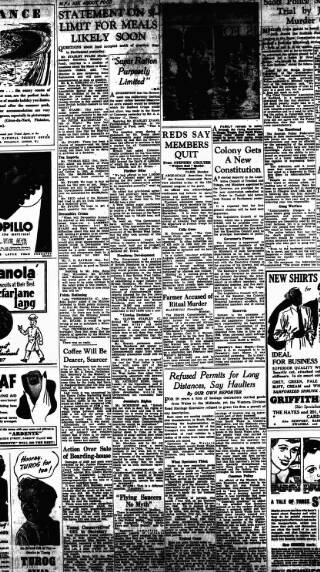 cover page of Western Mail published on April 4, 1950