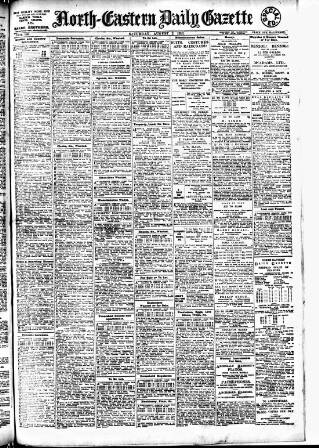 cover page of Daily Gazette for Middlesbrough published on August 2, 1913