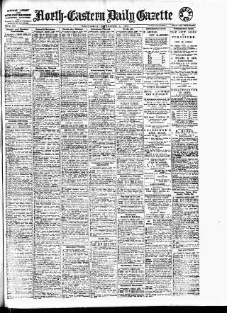 cover page of Daily Gazette for Middlesbrough published on September 17, 1913