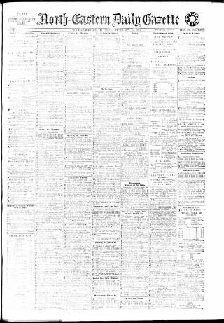 cover page of Daily Gazette for Middlesbrough published on February 2, 1915