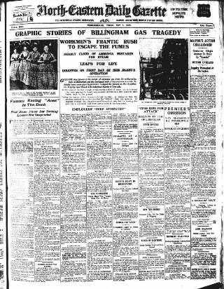 cover page of Daily Gazette for Middlesbrough published on May 4, 1934