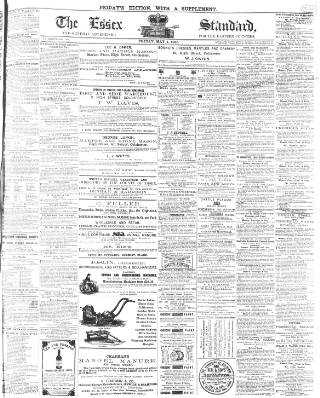 cover page of Essex Standard published on May 4, 1866