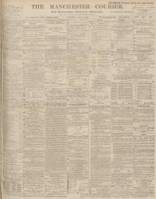 cover page of Manchester Courier published on May 2, 1903