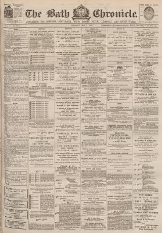 cover page of Bath Chronicle and Weekly Gazette published on May 2, 1895