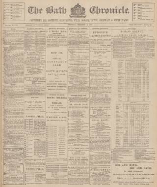 cover page of Bath Chronicle and Weekly Gazette published on February 2, 1905