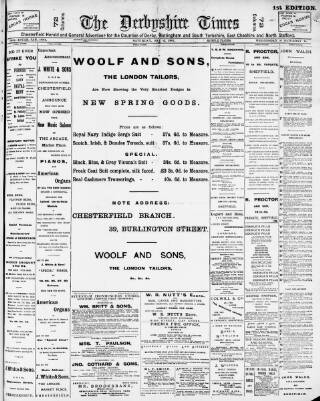 cover page of Derbyshire Times published on May 4, 1901
