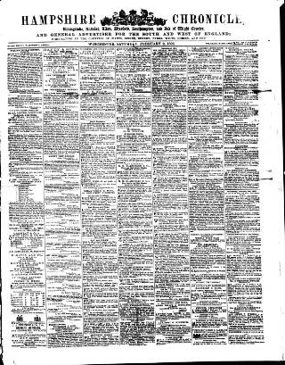 cover page of Hampshire Chronicle published on February 2, 1895