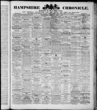 cover page of Hampshire Chronicle published on April 5, 1919