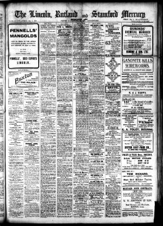 cover page of Stamford Mercury published on May 2, 1924
