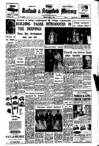 cover page of Stamford Mercury published on May 4, 1962