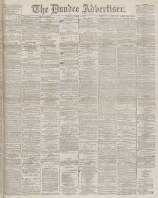 cover page of Dundee Advertiser published on August 2, 1895