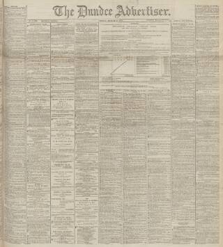 cover page of Dundee Advertiser published on March 19, 1897