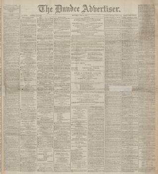 cover page of Dundee Advertiser published on May 4, 1897