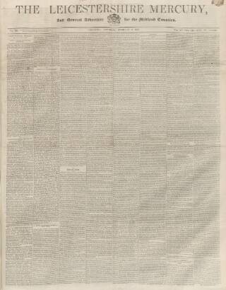 cover page of Leicestershire Mercury published on February 2, 1850