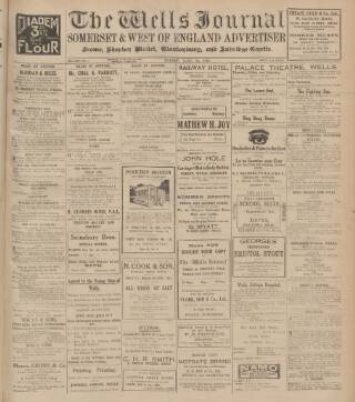 cover page of Wells Journal published on June 18, 1926