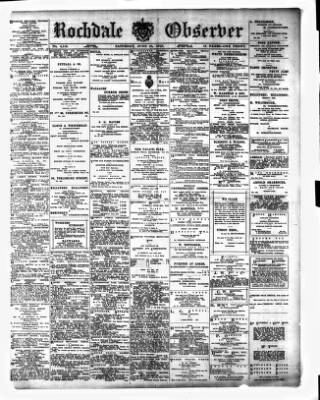 cover page of Rochdale Observer published on June 18, 1910