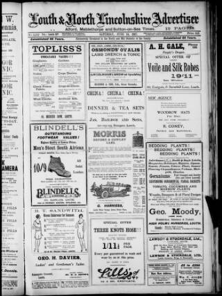 cover page of Louth and North Lincolnshire Advertiser published on June 18, 1927