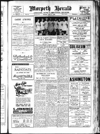 cover page of Morpeth Herald published on May 4, 1951