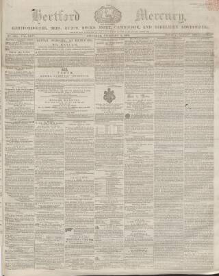 cover page of Hertford Mercury and Reformer published on February 2, 1861