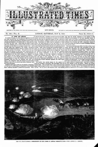 cover page of Illustrated Times published on May 2, 1863