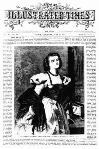 cover page of Illustrated Times published on June 18, 1864