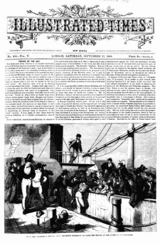 cover page of Illustrated Times published on September 17, 1864