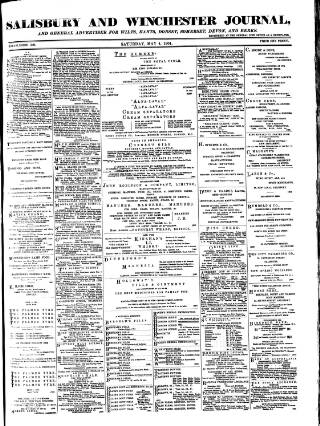 cover page of Salisbury and Winchester Journal published on May 4, 1901