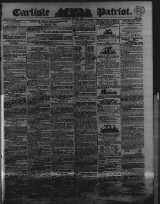 cover page of Carlisle Patriot published on June 18, 1836