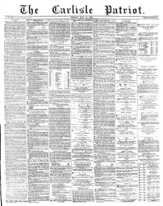 cover page of Carlisle Patriot published on May 2, 1890