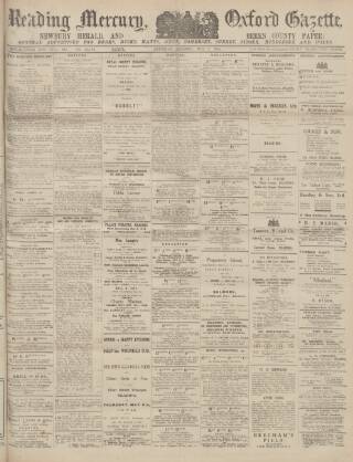 cover page of Reading Mercury published on May 4, 1918