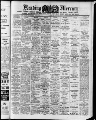 cover page of Reading Mercury published on June 18, 1960