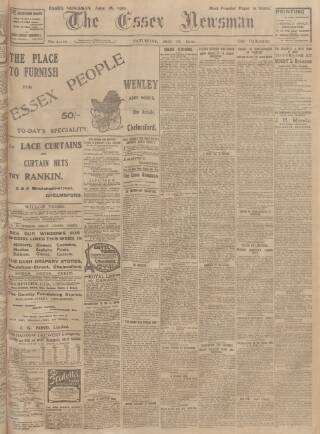 cover page of Essex Newsman published on June 18, 1910