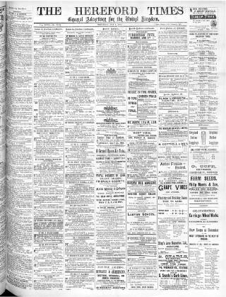 cover page of Hereford Times published on May 4, 1901