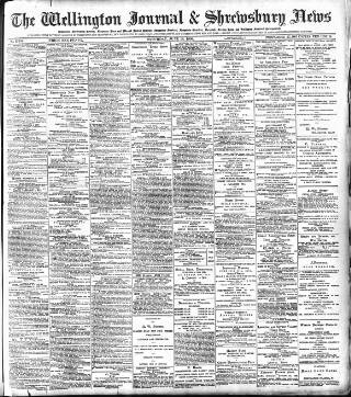 cover page of Wellington Journal published on June 18, 1898