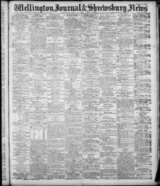 cover page of Wellington Journal published on April 5, 1919