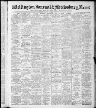 cover page of Wellington Journal published on May 2, 1925