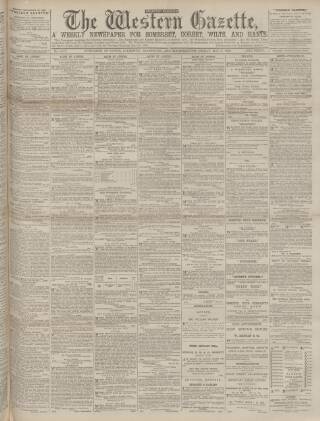 cover page of Western Gazette published on May 2, 1890