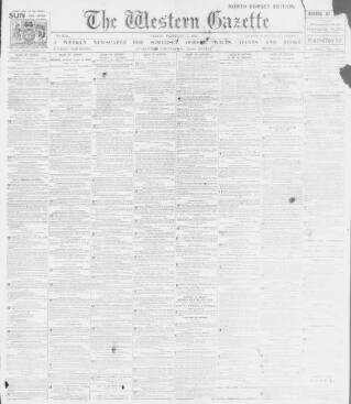 cover page of Western Gazette published on February 2, 1912