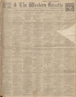 cover page of Western Gazette published on May 4, 1928