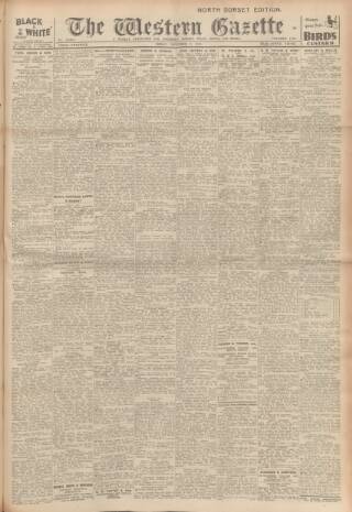 cover page of Western Gazette published on November 2, 1945