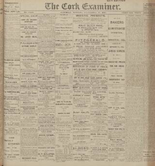 cover page of Cork Examiner published on September 17, 1910